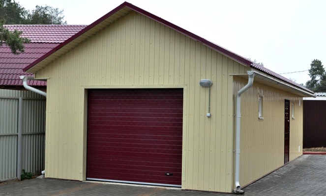 Стандартные размеры гаража на 1 машину